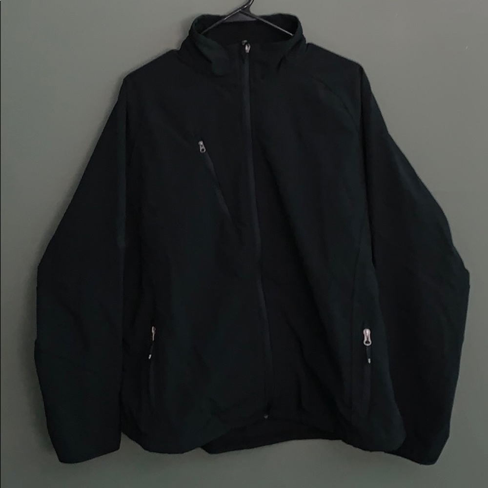 Black Zipup Jacket Port Authority